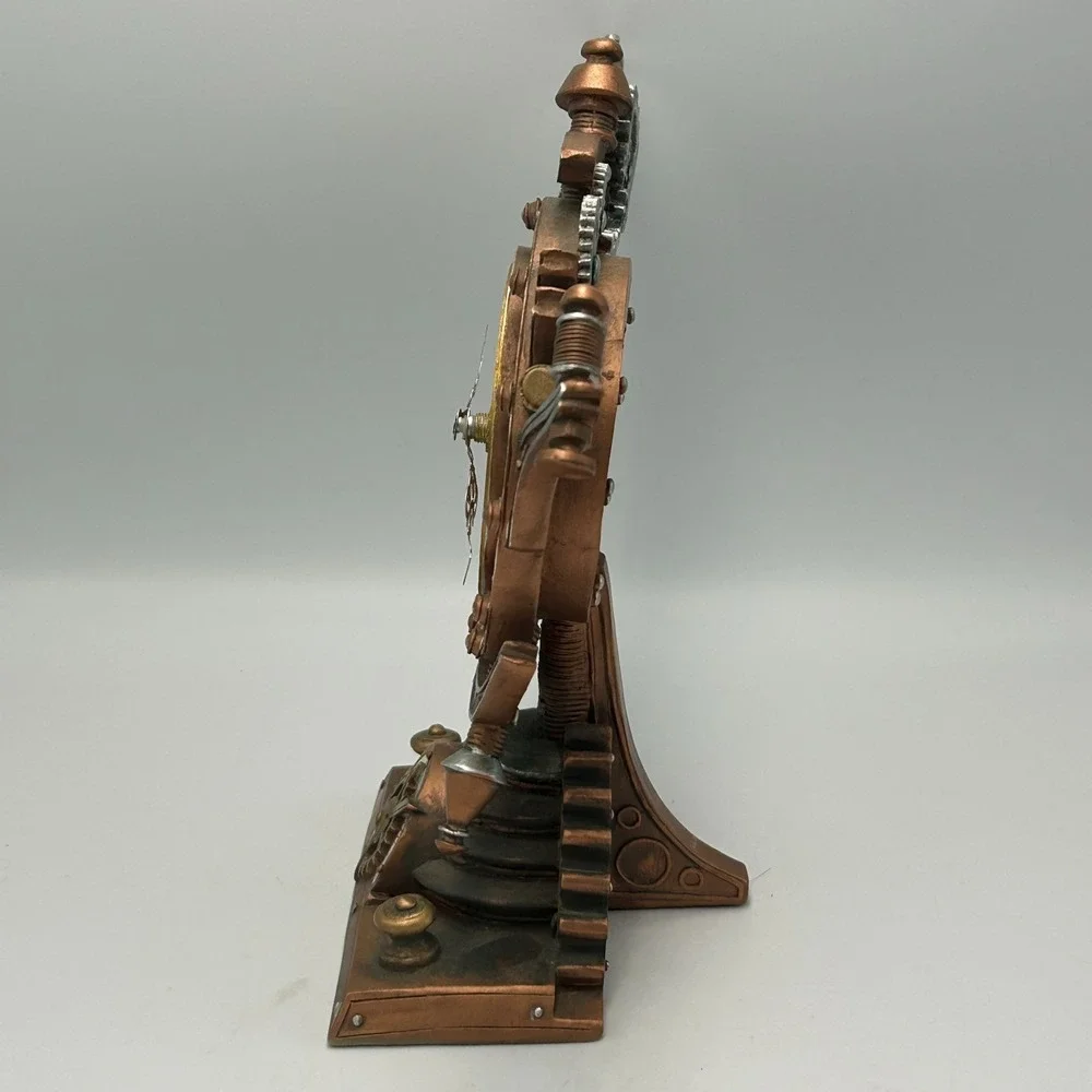 Steam Punk Clock Alchemy Stormgrave Chronometer Gold Gothic Machinery Celestial